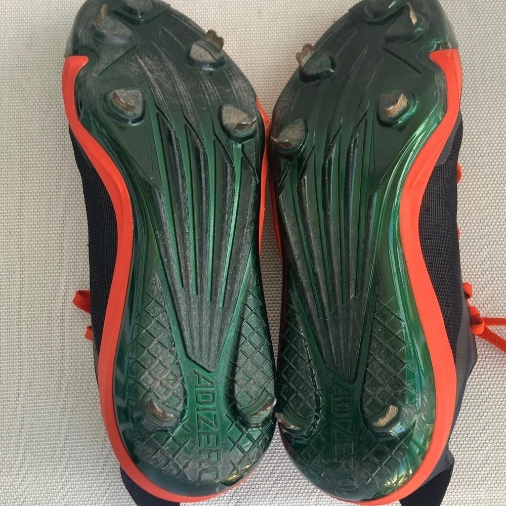 Adidas Black and Orange Athletic Shoes - Picture 8 of 8